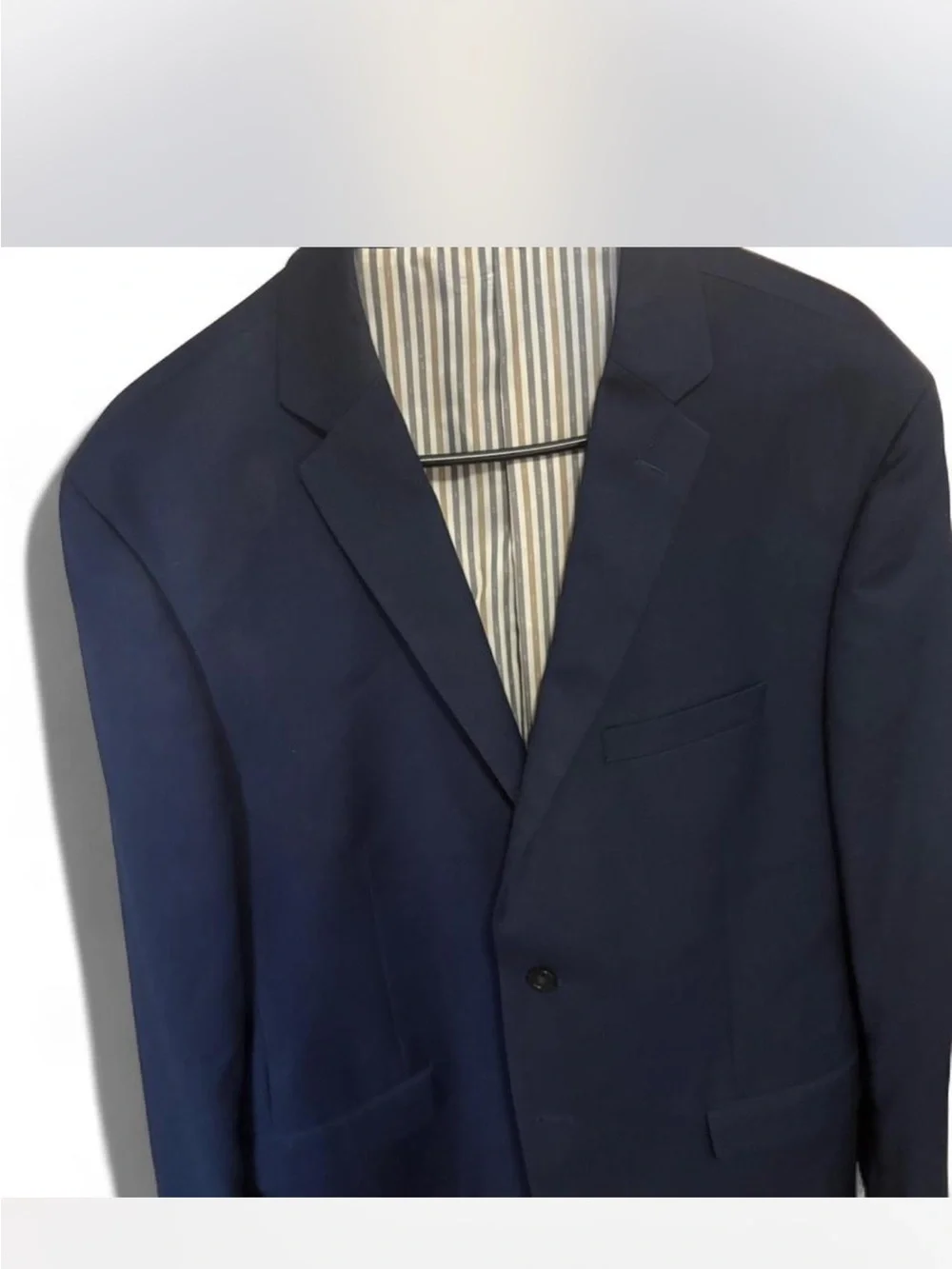 Men's Navy Blazer - Classic Tailored Suit Jacket